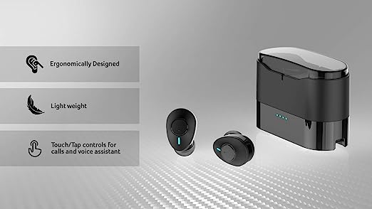 Acer GAHR011-cr Truly Wireless Bluetooth In Ear Earbuds with Mic (Black) Acer GAHR011-cr Truly Wireless Bluetooth In Ear Earbuds with Mic (Black)